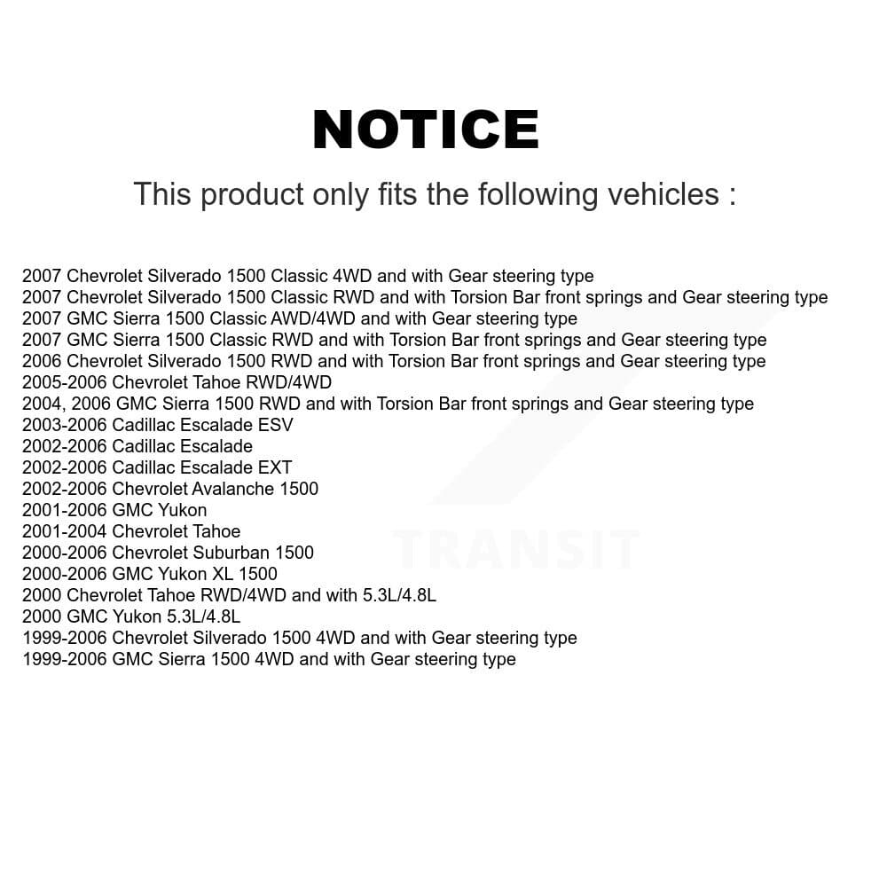 TOR - KTR-100389 - Front Suspension Control Arm and Ball Joint Assembly Kits image 2
