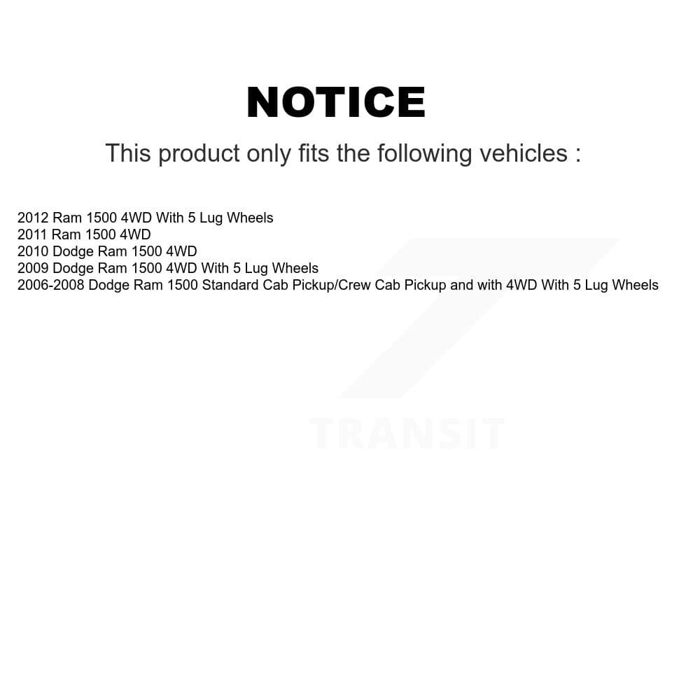 TOR - KTR-100427 - Front Suspension Control Arm and Ball Joint Assembly Kits image 2