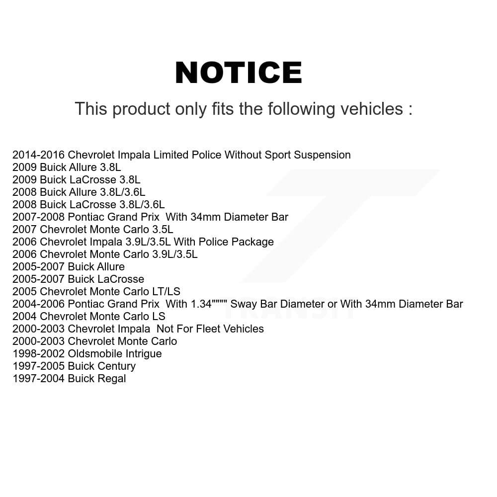 TOR - KTR-100445 - Front Suspension Control Arm and Ball Joint Assembly Kits image 2