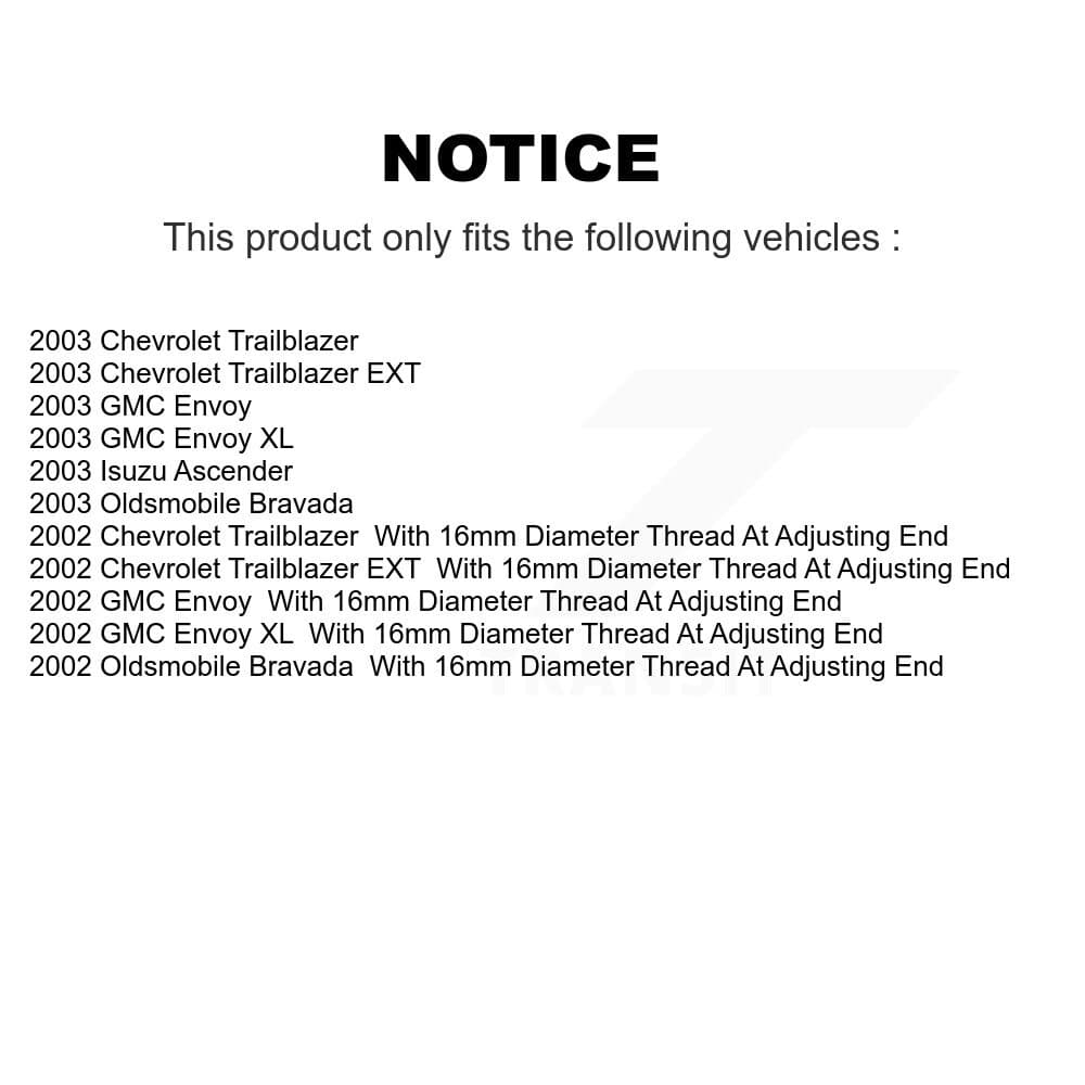 TOR - KTR-100593 - Front Suspension Control Arm and Ball Joint Assembly Kits image 2