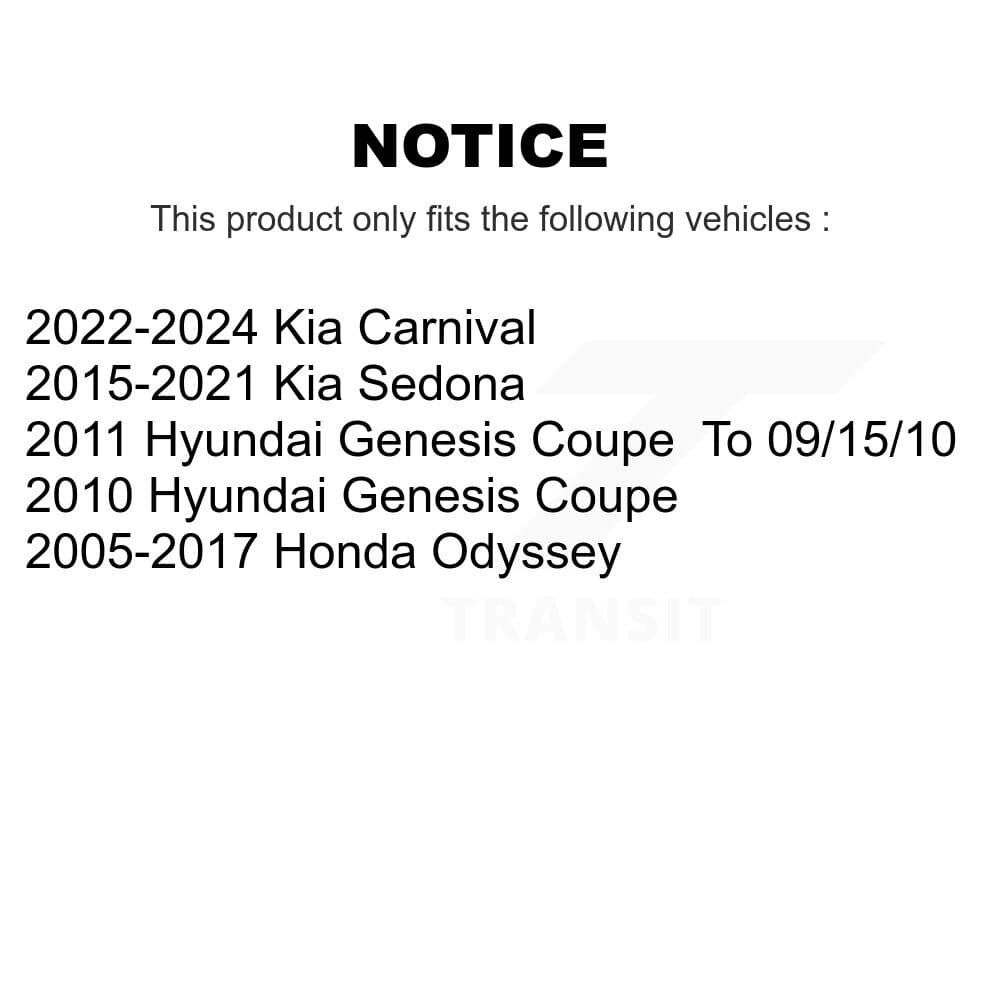 TOR - KTR-100719 - Front Suspension Stabilizer Bar Link Kits image 2