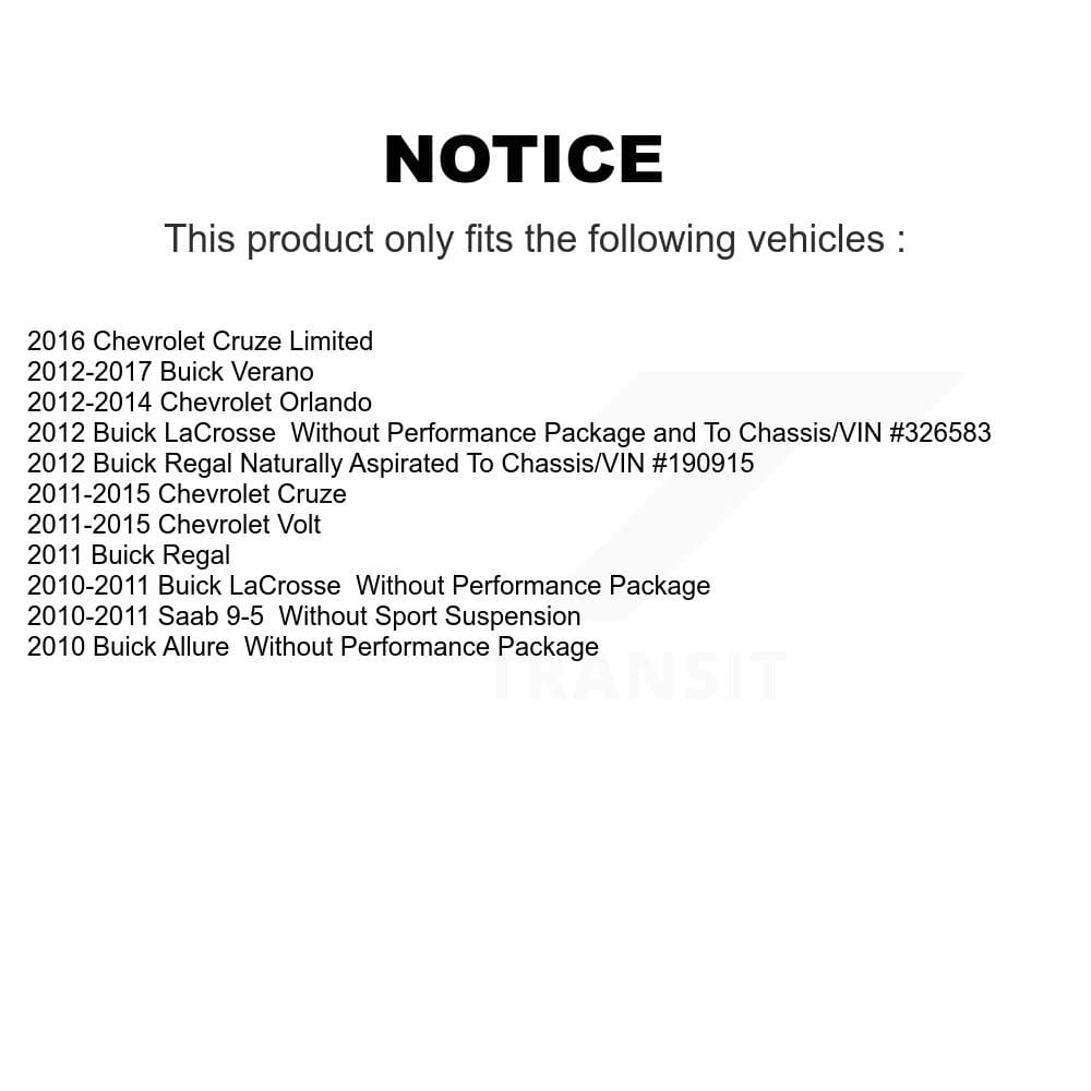 TOR - KTR-100735 - Front Suspension Stabilizer Bar Link Kits image 2