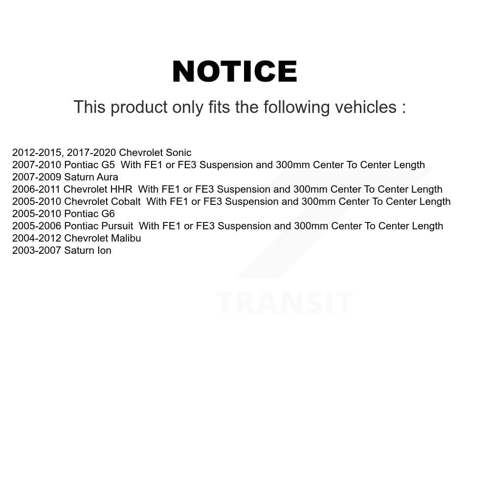 TOR - KTR-100757 - Front Suspension Stabilizer Bar Link Kits image 2