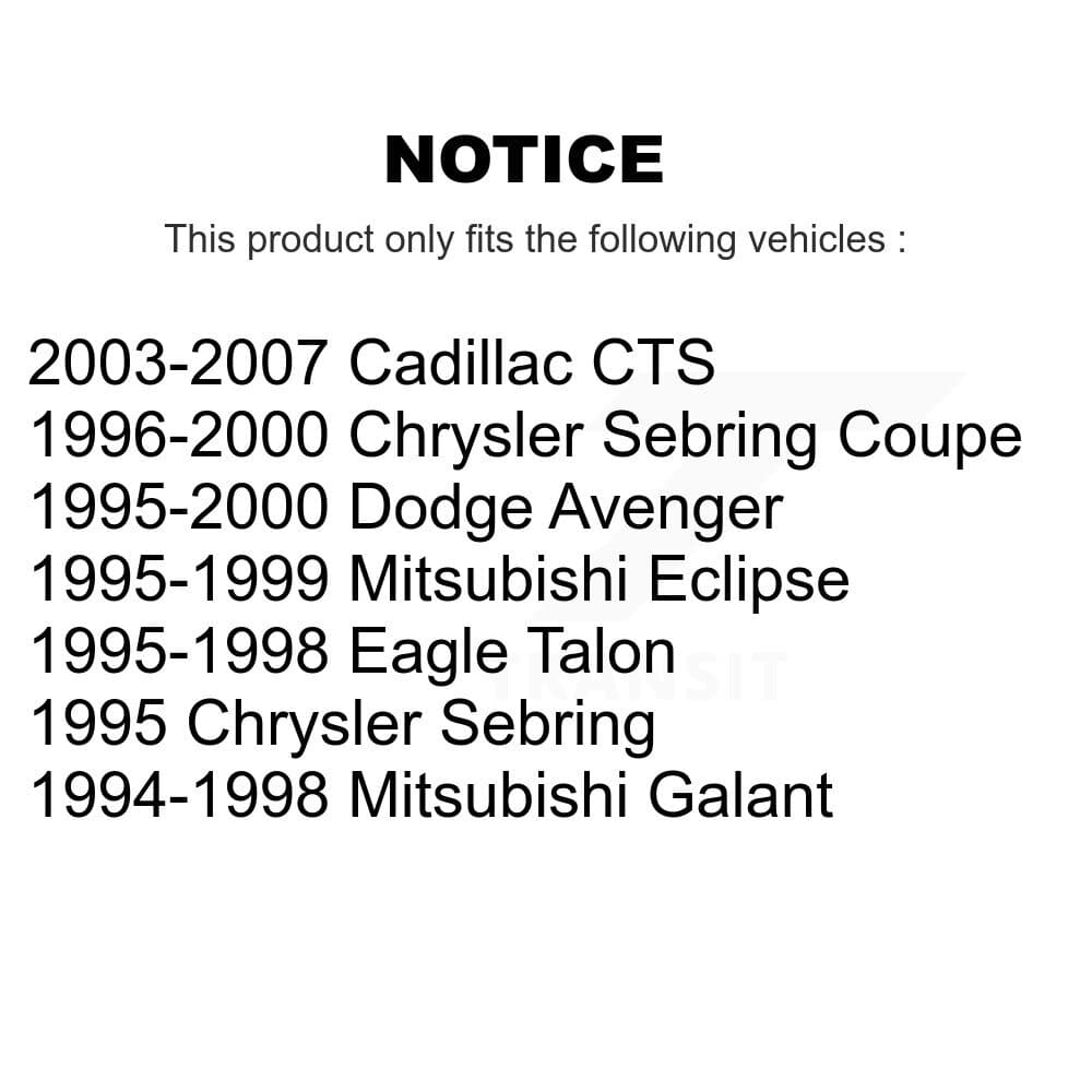TOR - KTR-100782 - Front Suspension Stabilizer Bar Link Kits image 2