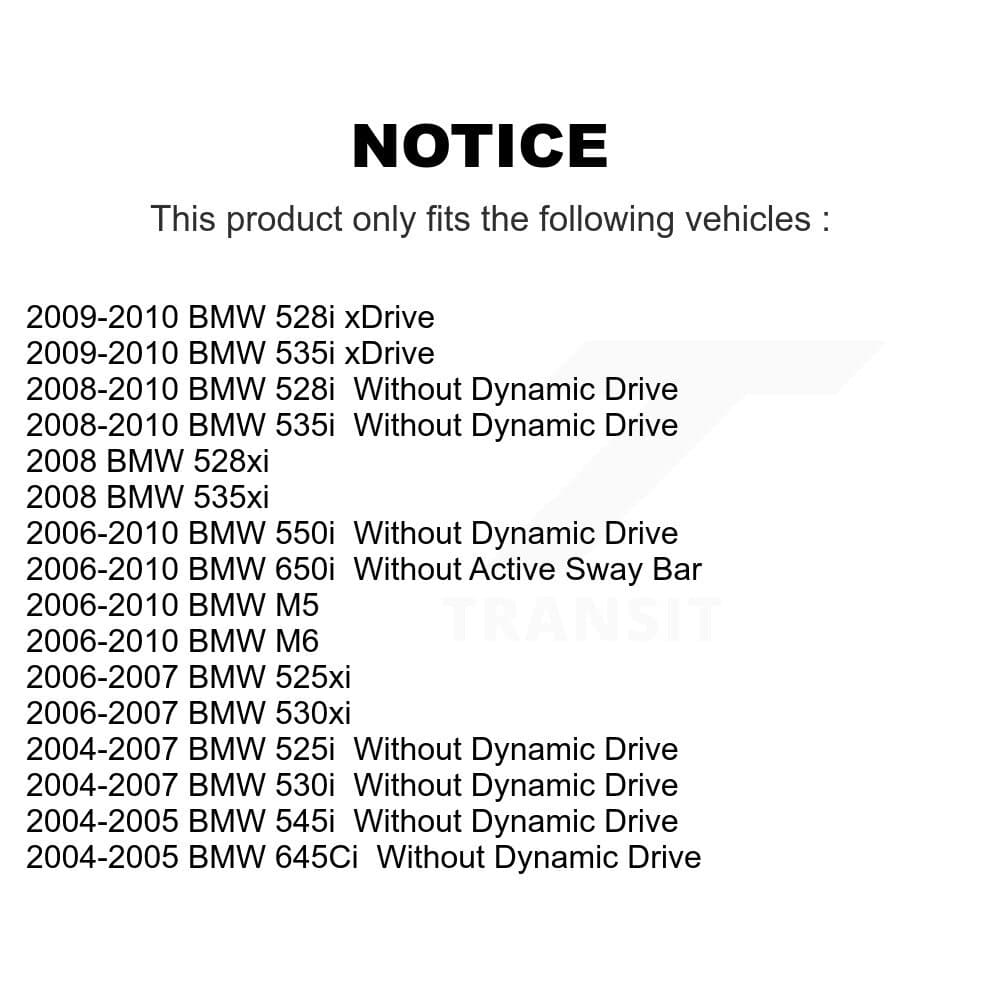 TOR - KTR-100971 - Rear Suspension Stabilizer Bar Link Kits image 2