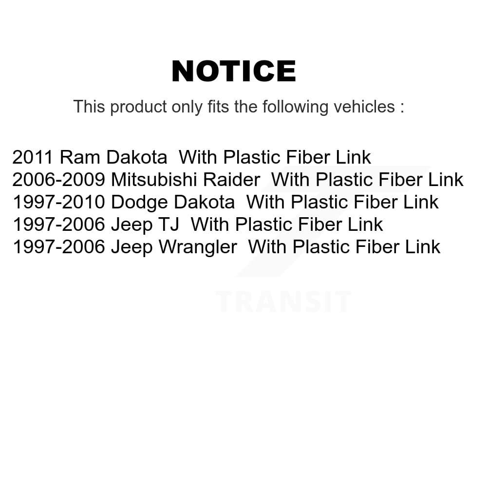 TOR - KTR-101001 - Rear Suspension Stabilizer Bar Link Kits image 2