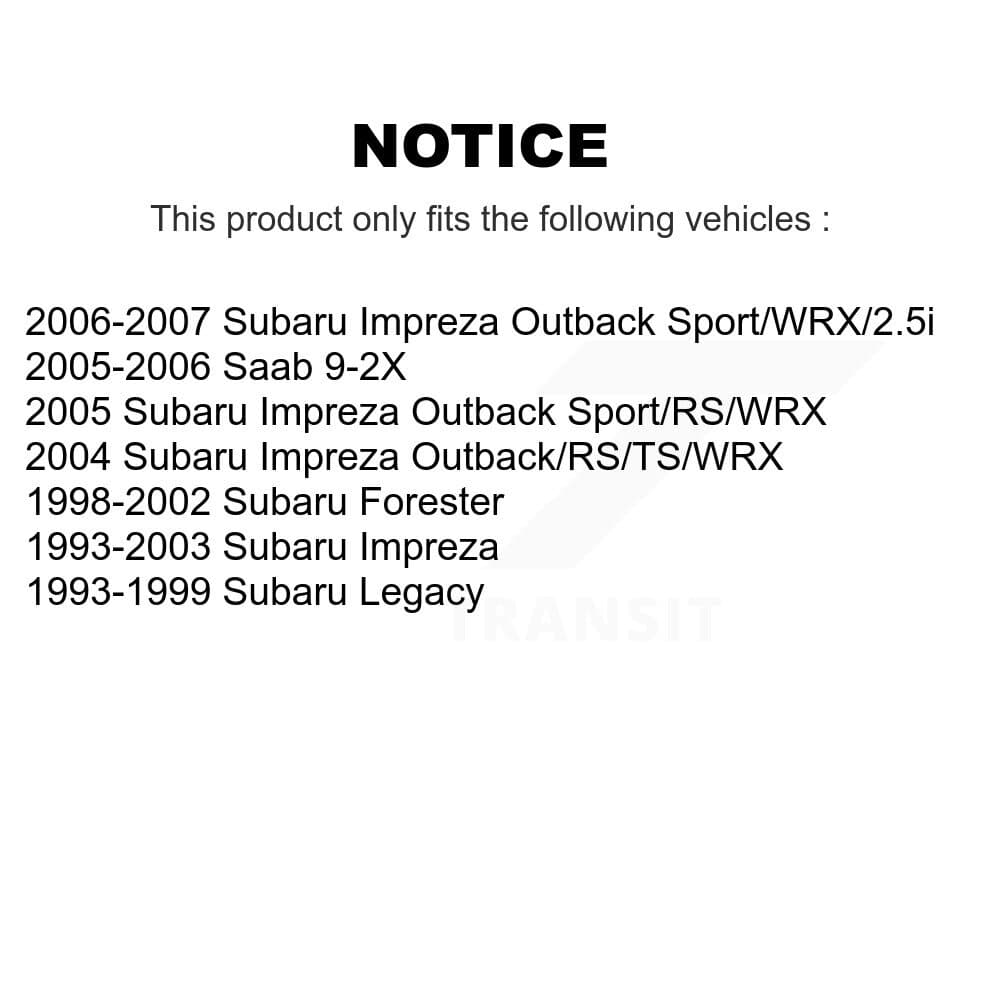 TOR - KTR-101035 - Rear Suspension Stabilizer Bar Link Kits image 2