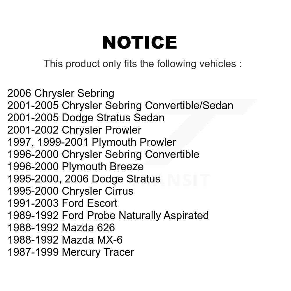 TOR - KTR-101042 - Rear Suspension Stabilizer Bar Link Kits image 2