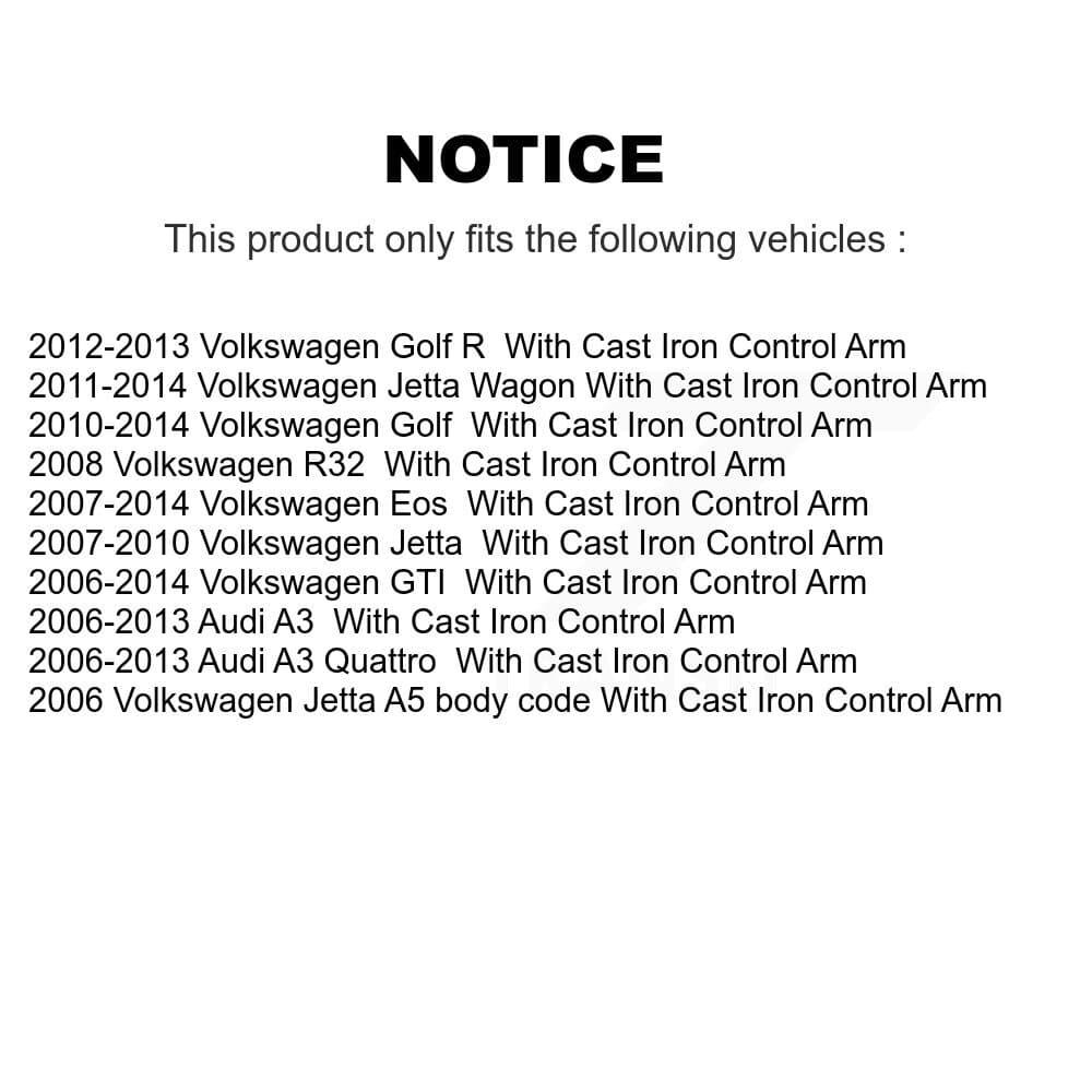 TOR - KTR-101100 - Front Suspension Control Arm Kits image 2