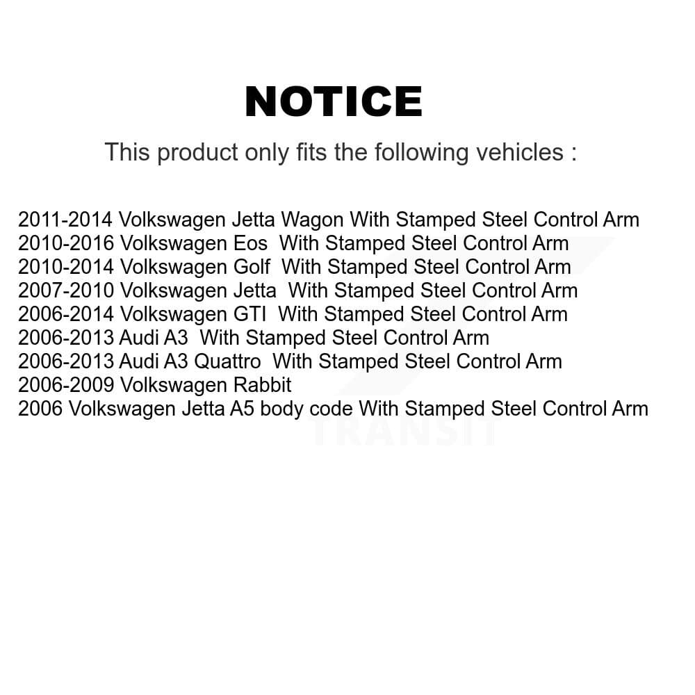 TOR - KTR-101103 - Front Suspension Control Arm Kits image 2
