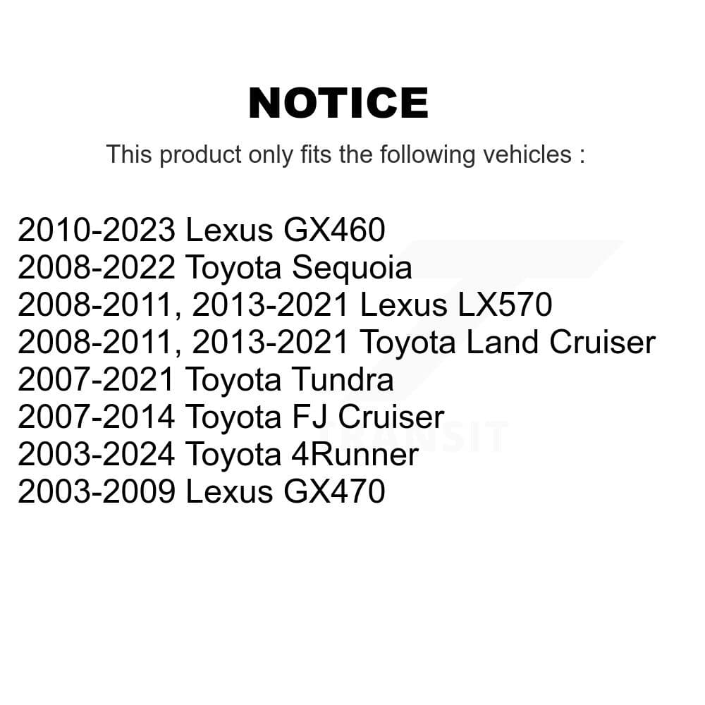 TOR - KTR-101301 - Front Upper Suspension Ball Joint Kits image 2