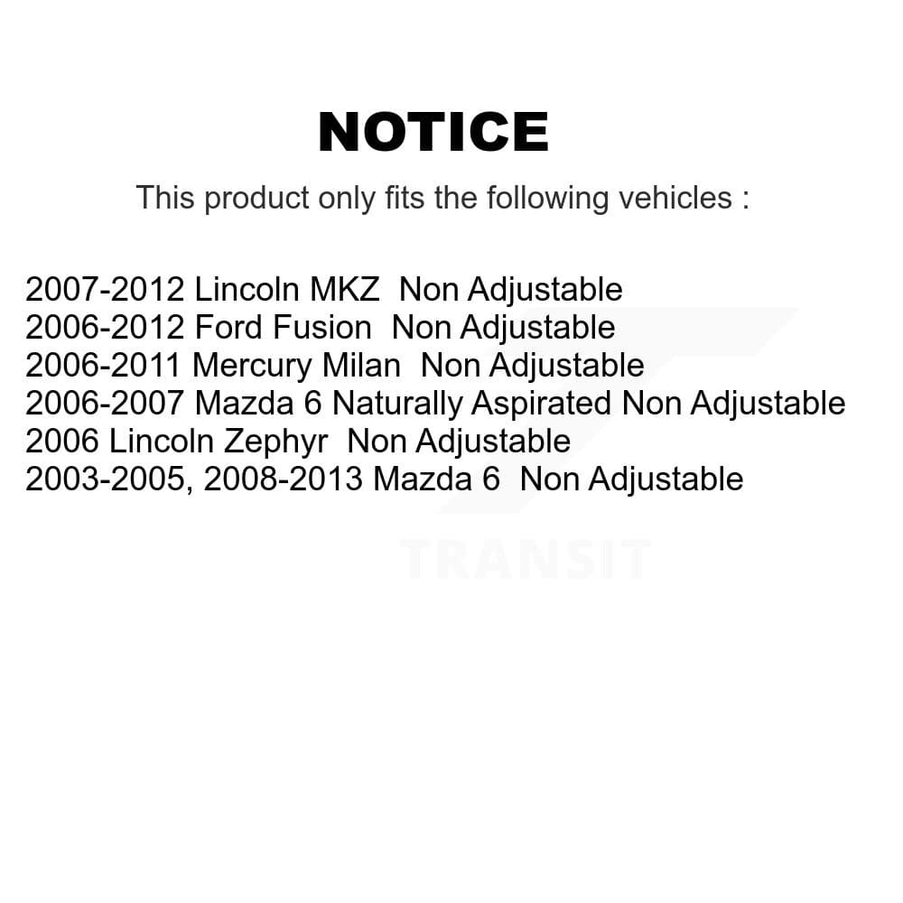 TOR - KTR-101303 - Front Upper Suspension Ball Joint Kits image 2