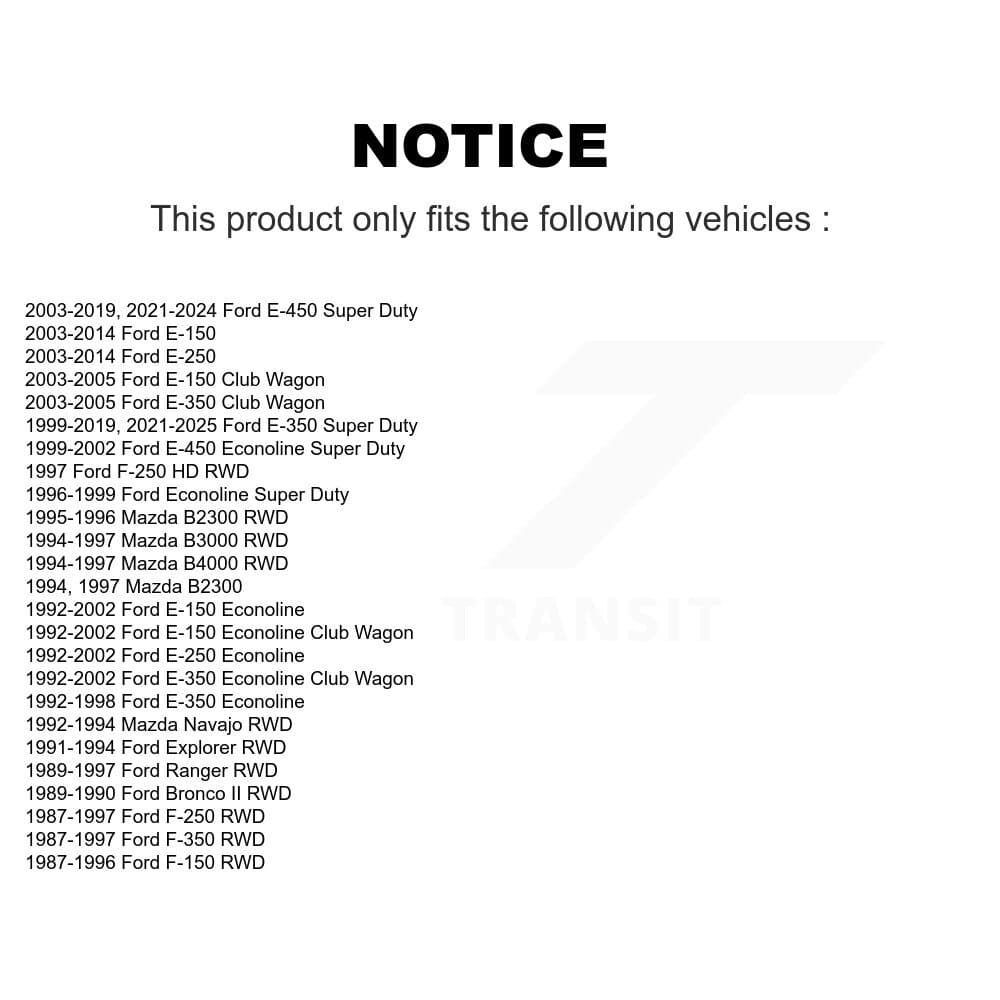 TOR - KTR-101331 - Front Upper Suspension Ball Joint Kits image 2