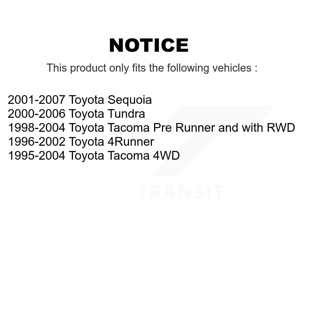TOR - KTR-101343 - Front Upper Suspension Ball Joint Kits image 2