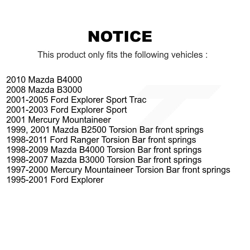 TOR - KTR-101379 - Front Lower Suspension Control Arm and Ball Joint Assembly Kits image 2