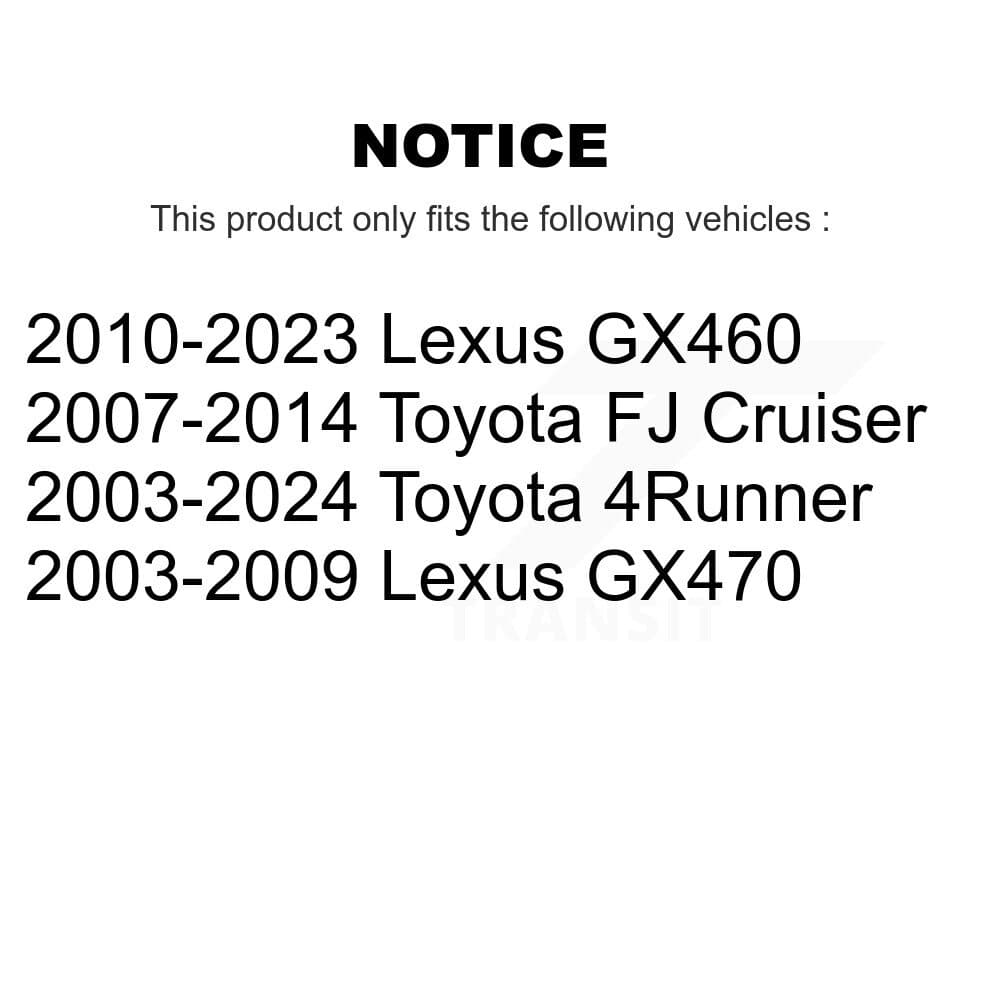 TOR - KTR-101496 - Front Upper Suspension Control Arm and Ball Joint Assembly Kits image 2