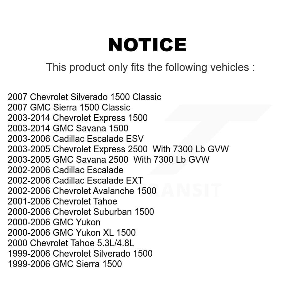 TOR - KTR-101575 - Front Upper Suspension Control Arm and Ball Joint Assembly Kits image 2