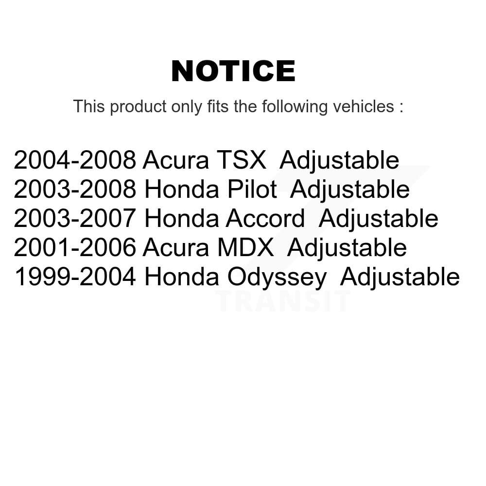 TOR - KTR-101620 - Rear Upper Suspension Control Arm and Ball Joint Assembly Kits image 2
