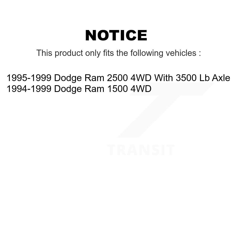 TOR - KTR-101767 - Front Suspension Ball Joint Kits image 2