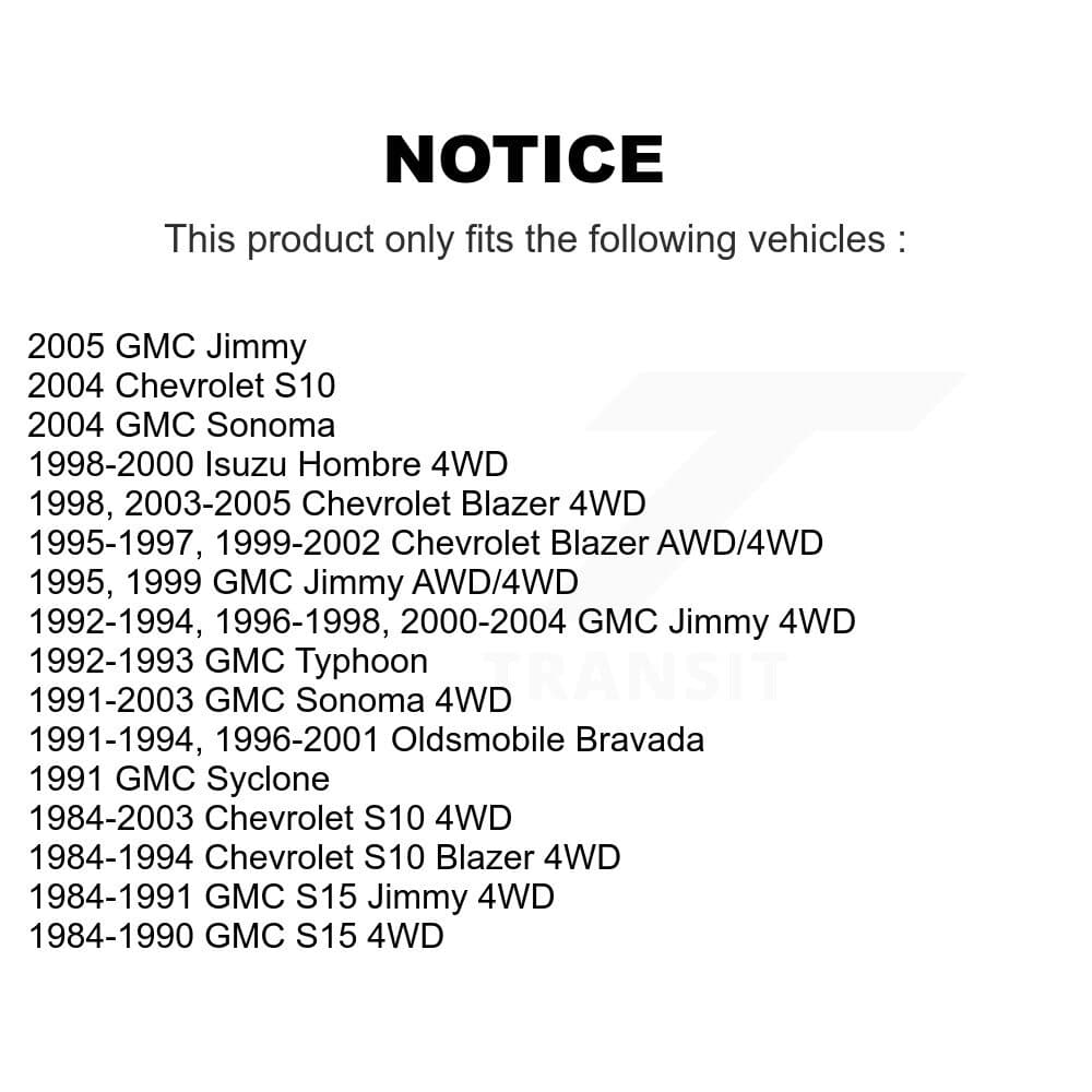 TOR - KTR-101784 - Front Suspension Ball Joint Kits image 2