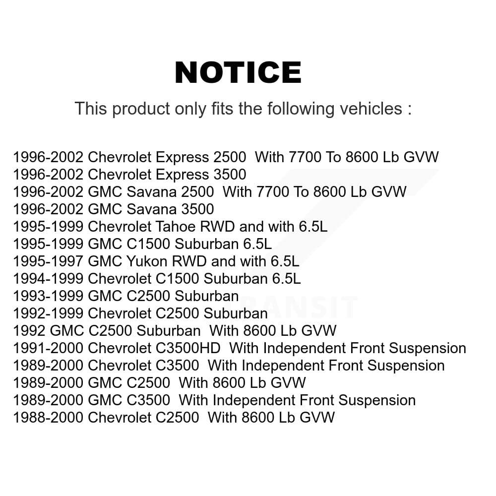TOR - KTR-101790 - Front Suspension Ball Joint Kits image 2
