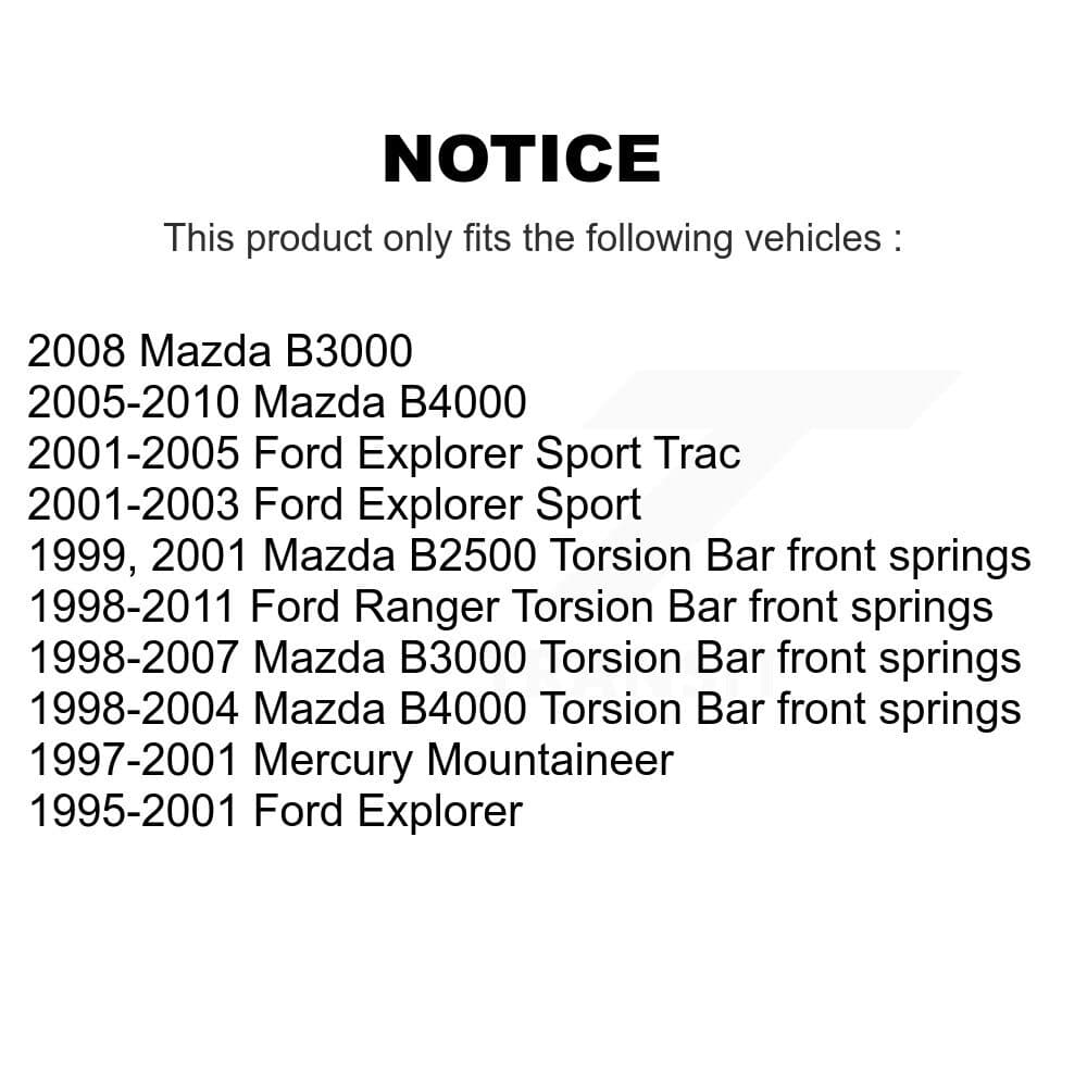 TOR - KTR-101813 - Front Suspension Ball Joint Kits image 2