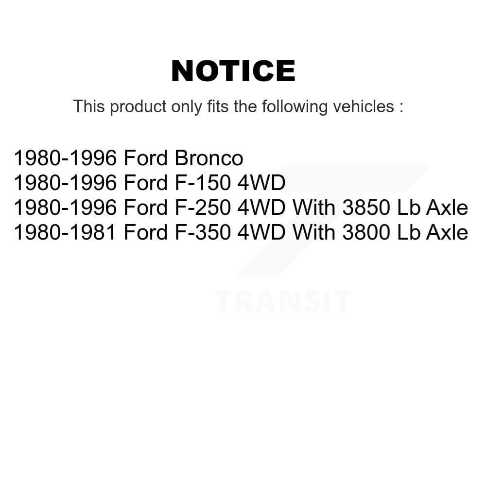 TOR - KTR-101816 - Front Suspension Ball Joint Kits image 2