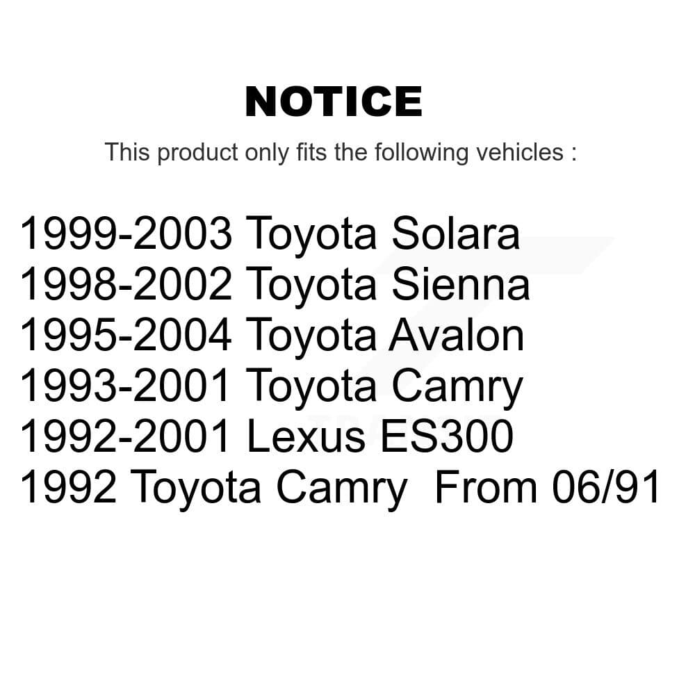 TOR - KTR-101870 - Front Steering Tie Rod End Kits image 2