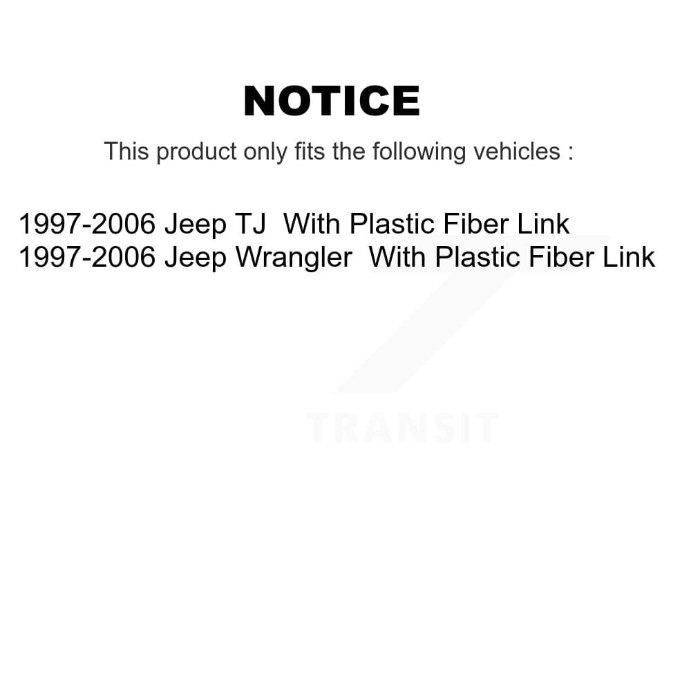 TOR - KTR-101986 - Front and Rear Suspension Stabilizer Bar Link Kits image 2