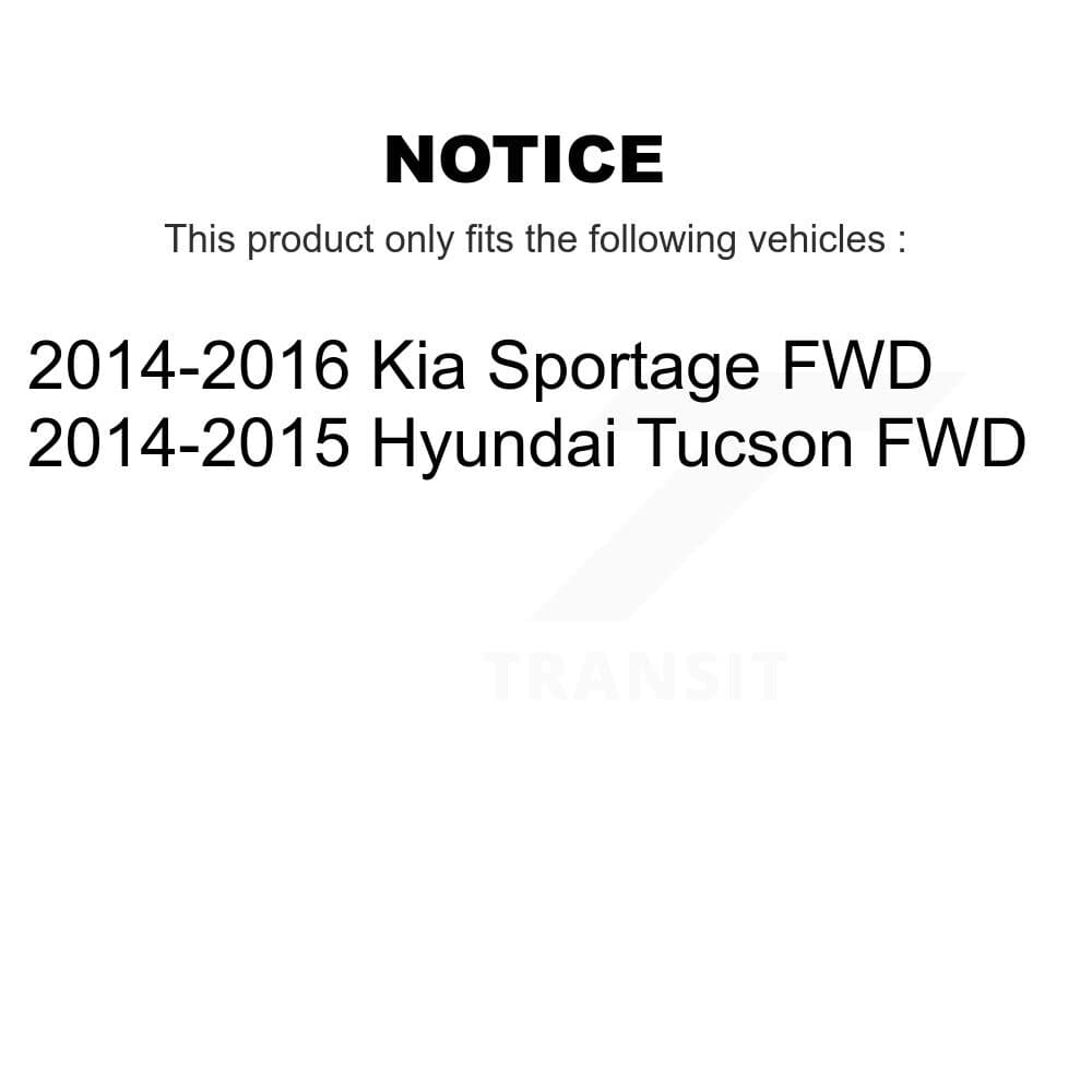 TOR - KTR-102074 - Front and Rear Suspension Stabilizer Bar Link Kits image 2