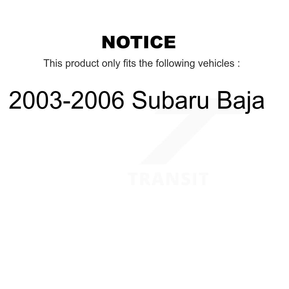 TOR - KTR-102114 - Front and Rear Suspension Stabilizer Bar Link Kits image 2