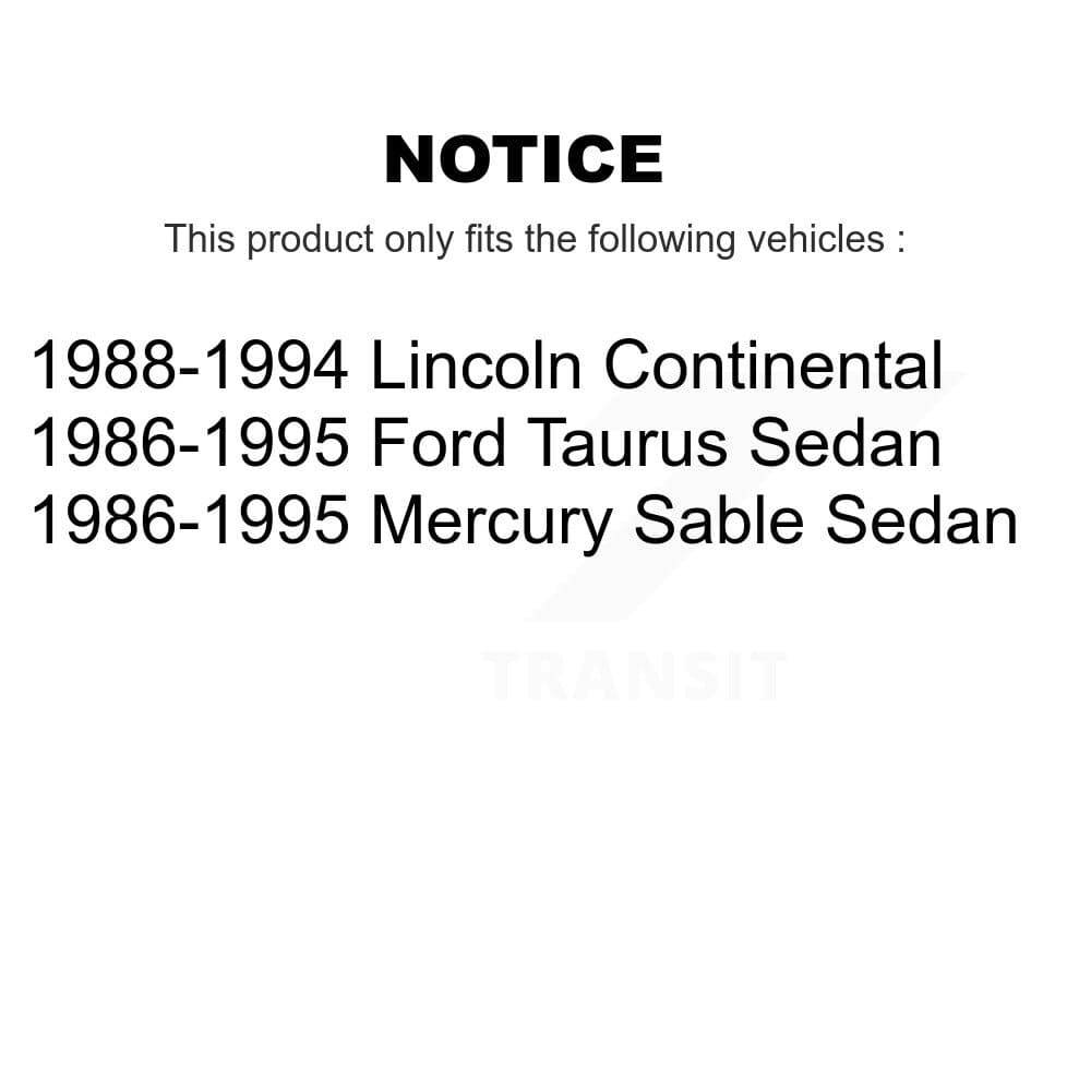 TOR - KTR-102129 - Front and Rear Suspension Stabilizer Bar Link Kits image 2