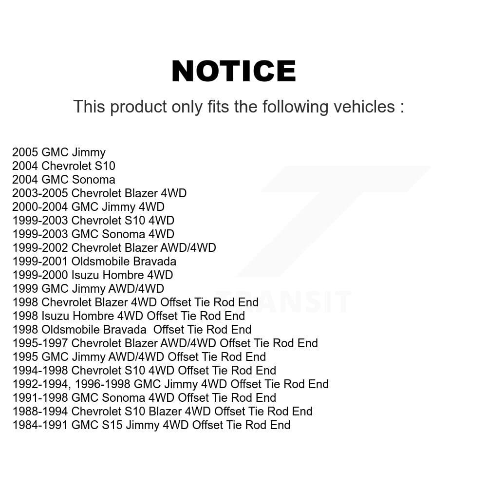 TOR - KTR-102348 - Front Suspension Ball Joint Kits image 2
