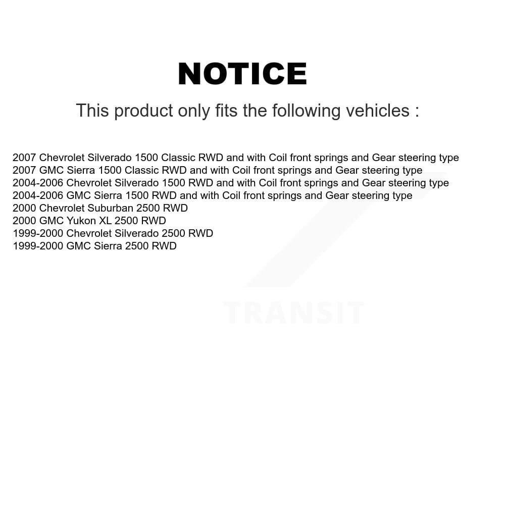TOR - KTR-102360 - Front Suspension Ball Joint Kits image 2