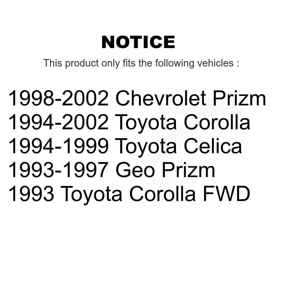 TOR - KTR-102416 - Front Suspension Ball Joint Kits image 2