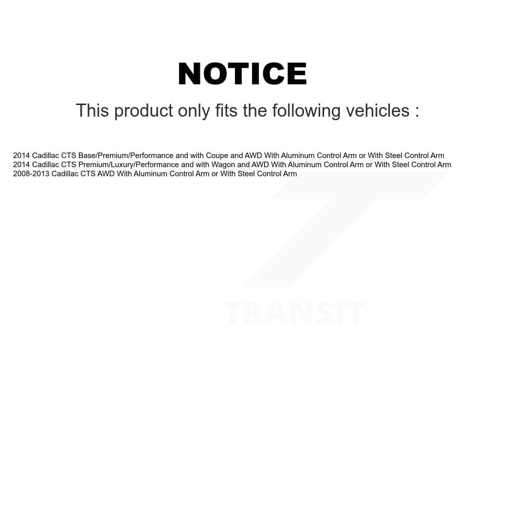 TOR - KTR-102448 - Front Suspension Ball Joint Kits image 2