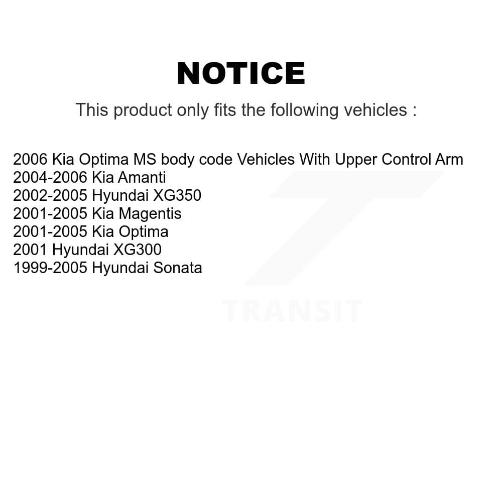 TOR - KTR-102513 - Front Suspension Ball Joint Kits image 2