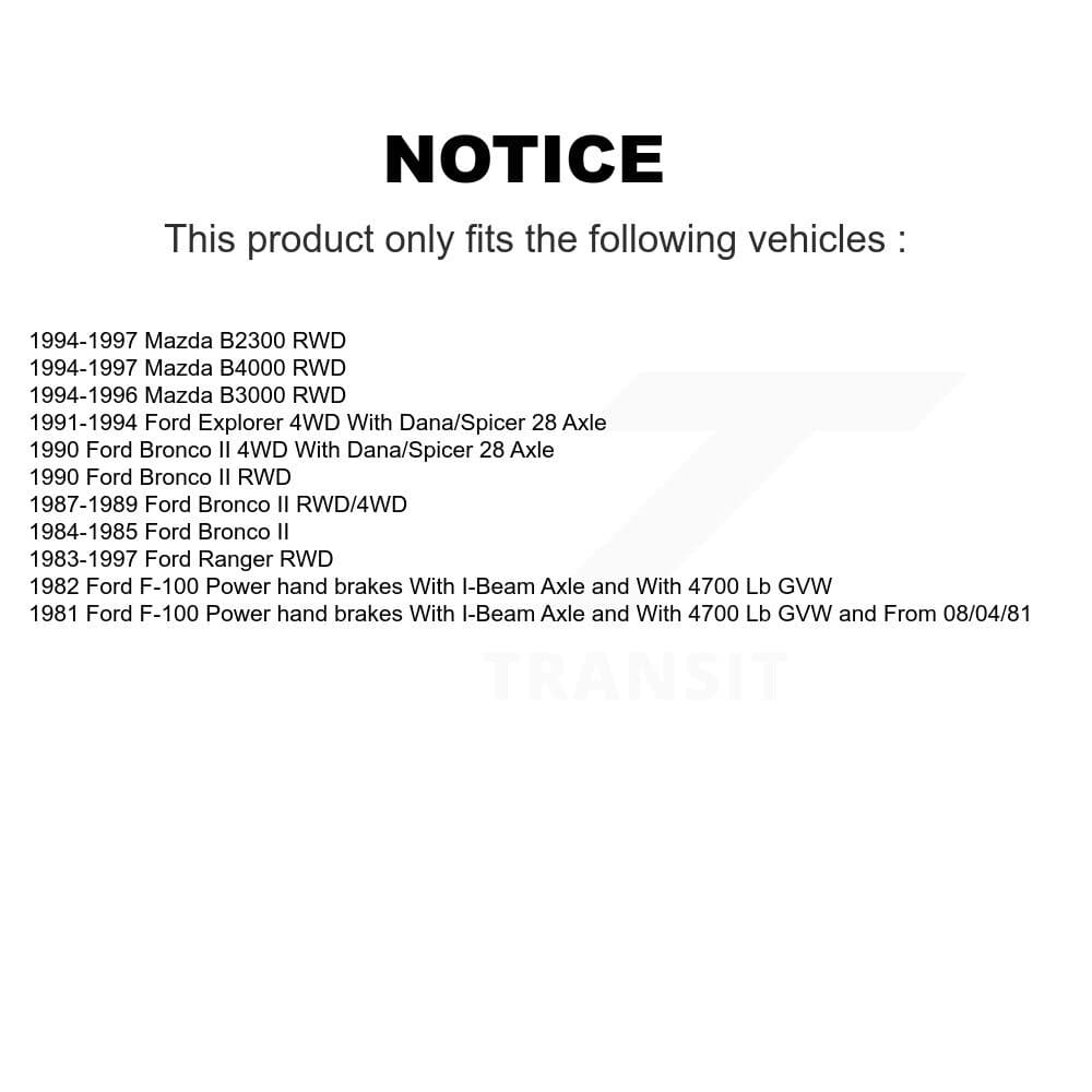 TOR - KTR-102530 - Front Suspension Ball Joint Kits image 2