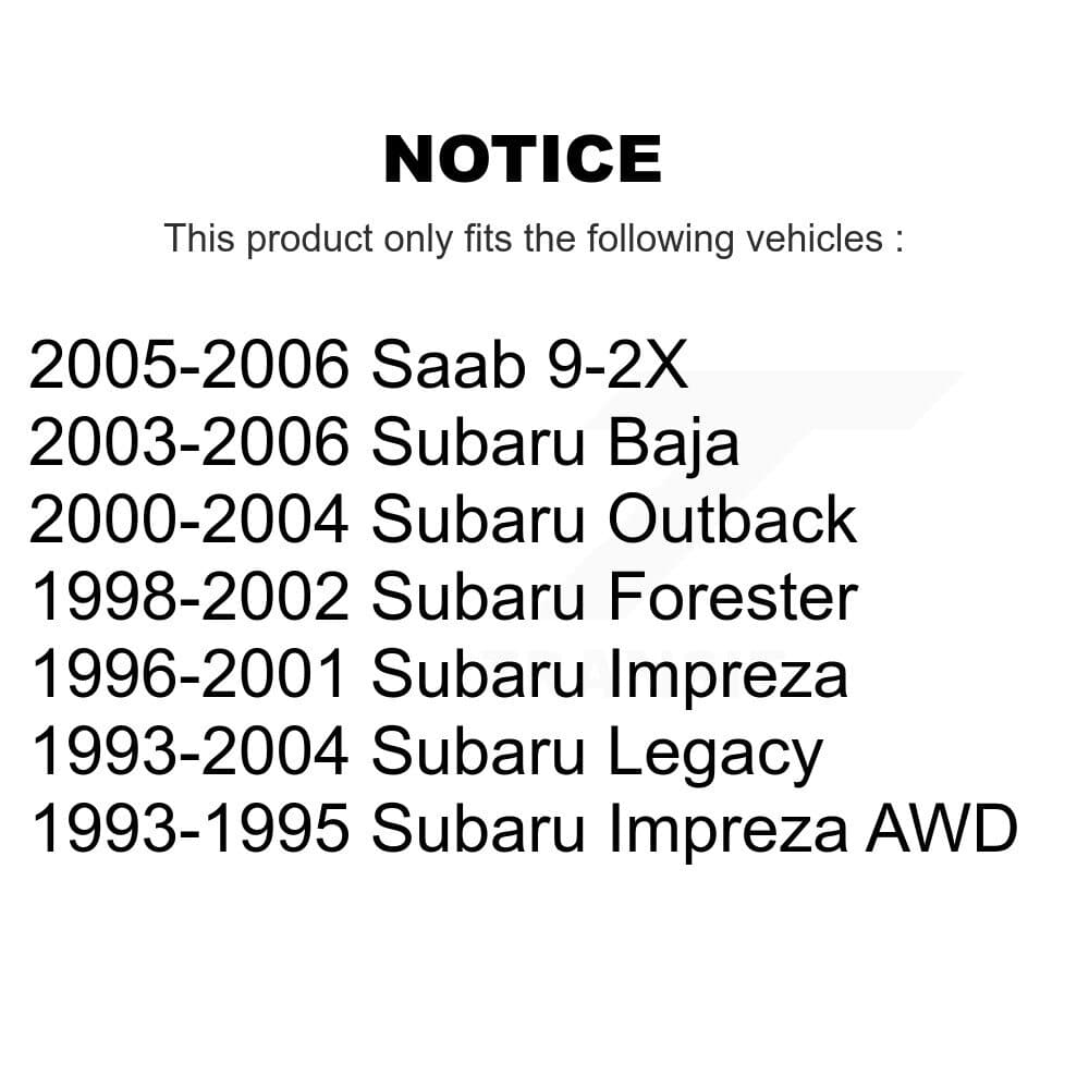TOR - KTR-102563 - Front Suspension Control Arm Kits image 2