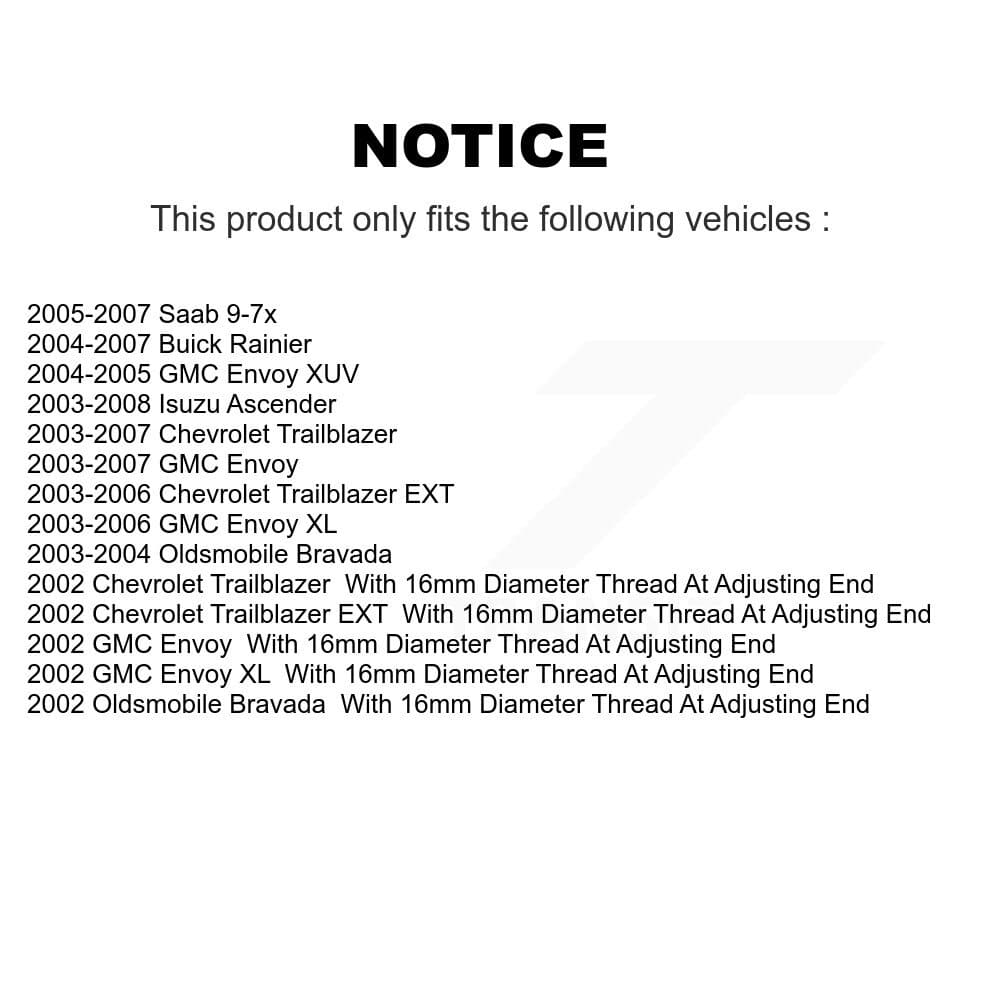 TOR - KTR-102639 - Front Suspension Control Arm and Ball Joint Assembly Kits image 2
