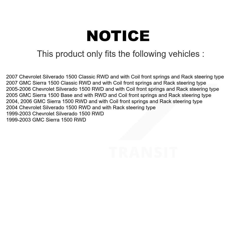 TOR - KTR-102726 - Front Suspension Control Arm and Ball Joint Assembly Kits image 2