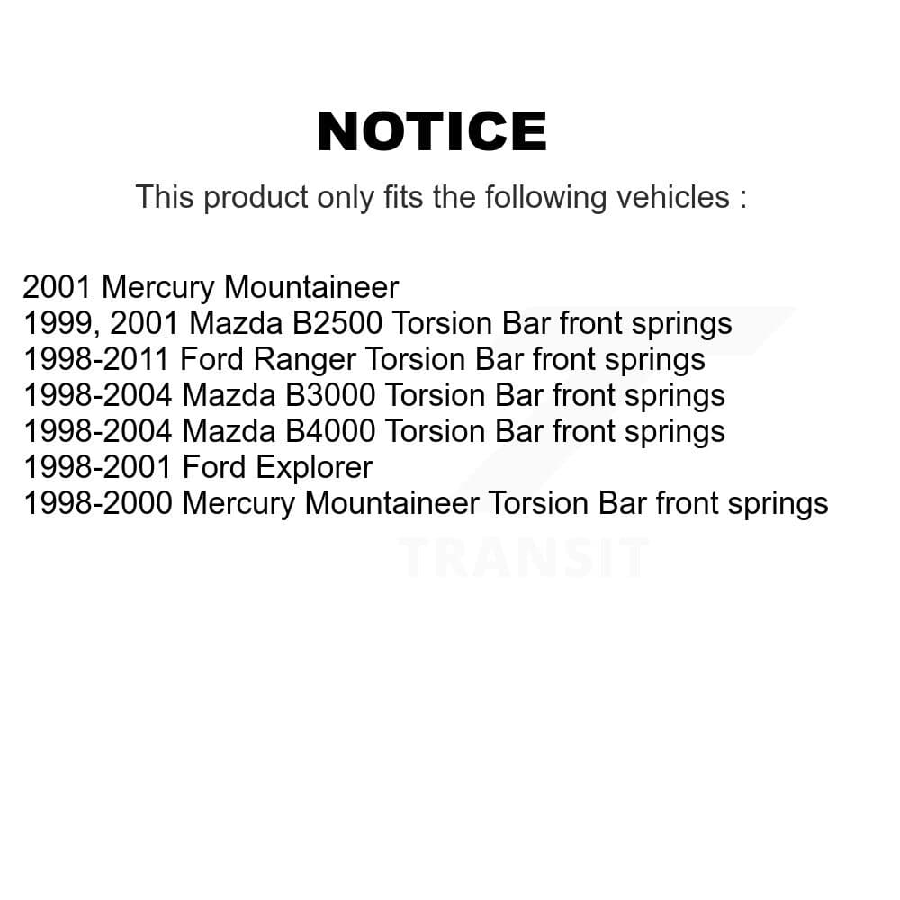 TOR - KTR-102732 - Front Suspension Control Arm and Ball Joint Assembly Kits image 2