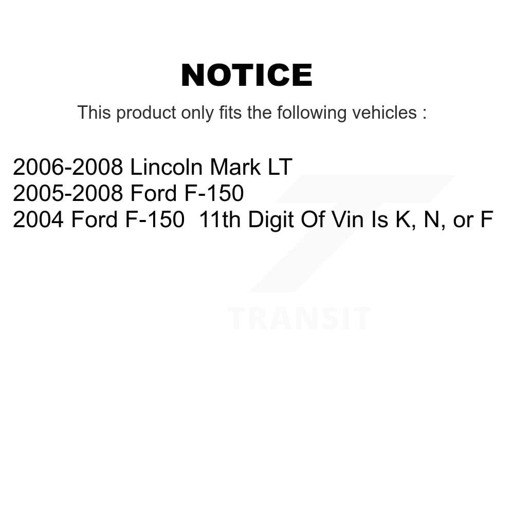 TOR - KTR-102829 - Front Suspension Control Arm and Ball Joint Assembly Kits image 2