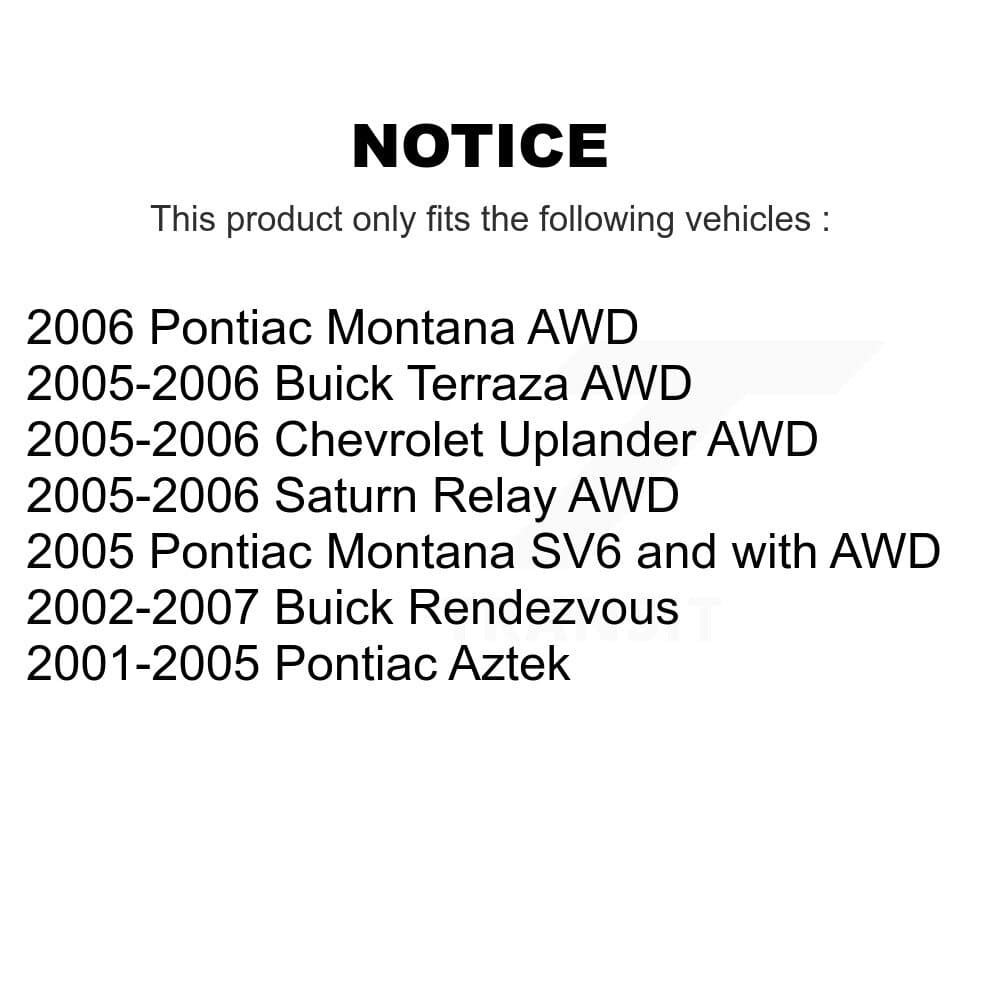 TOR - KTR-102899 - Front Suspension Control Arm and Ball Joint Assembly Kits image 2