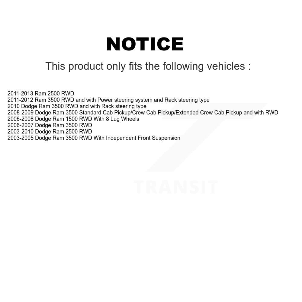 TOR - KTR-102996 - Front Suspension Ball Joint Kits image 2