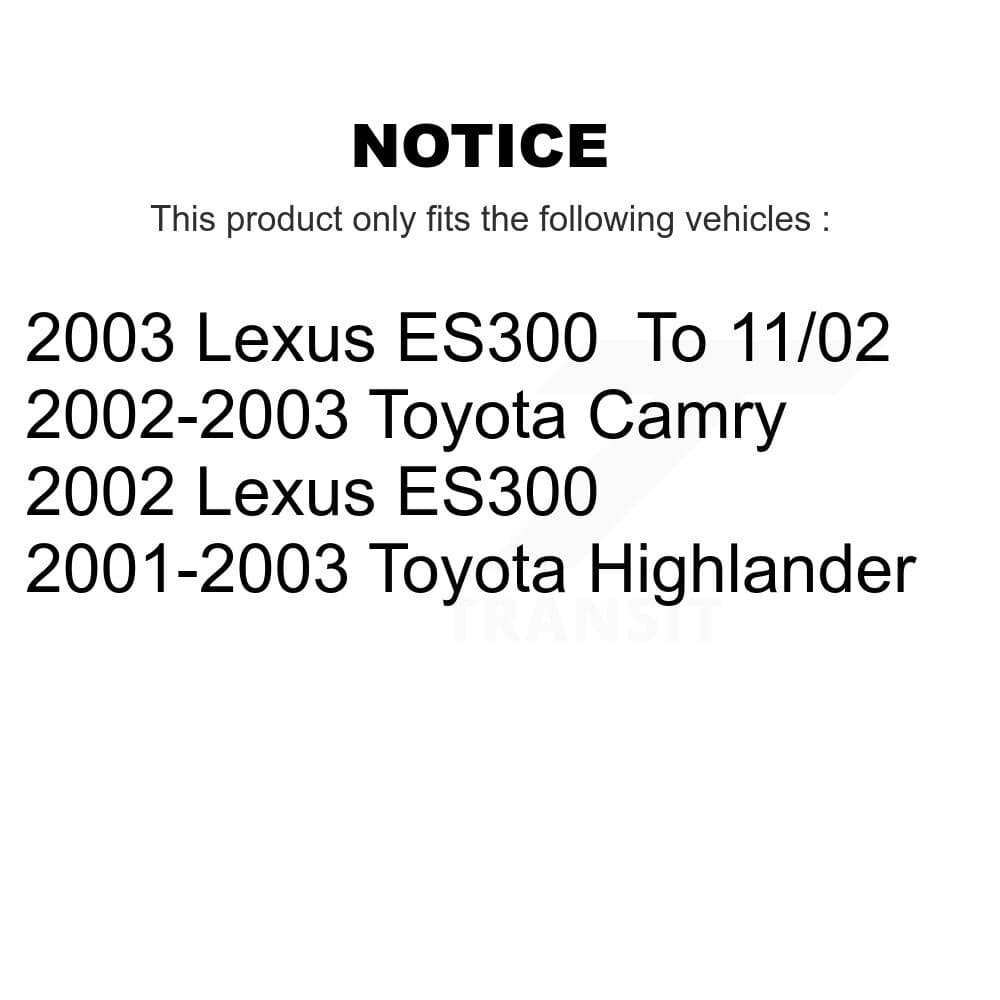 TOR - KTR-103114 - Front Suspension Control Arm and Ball Joint Assembly Kits image 2