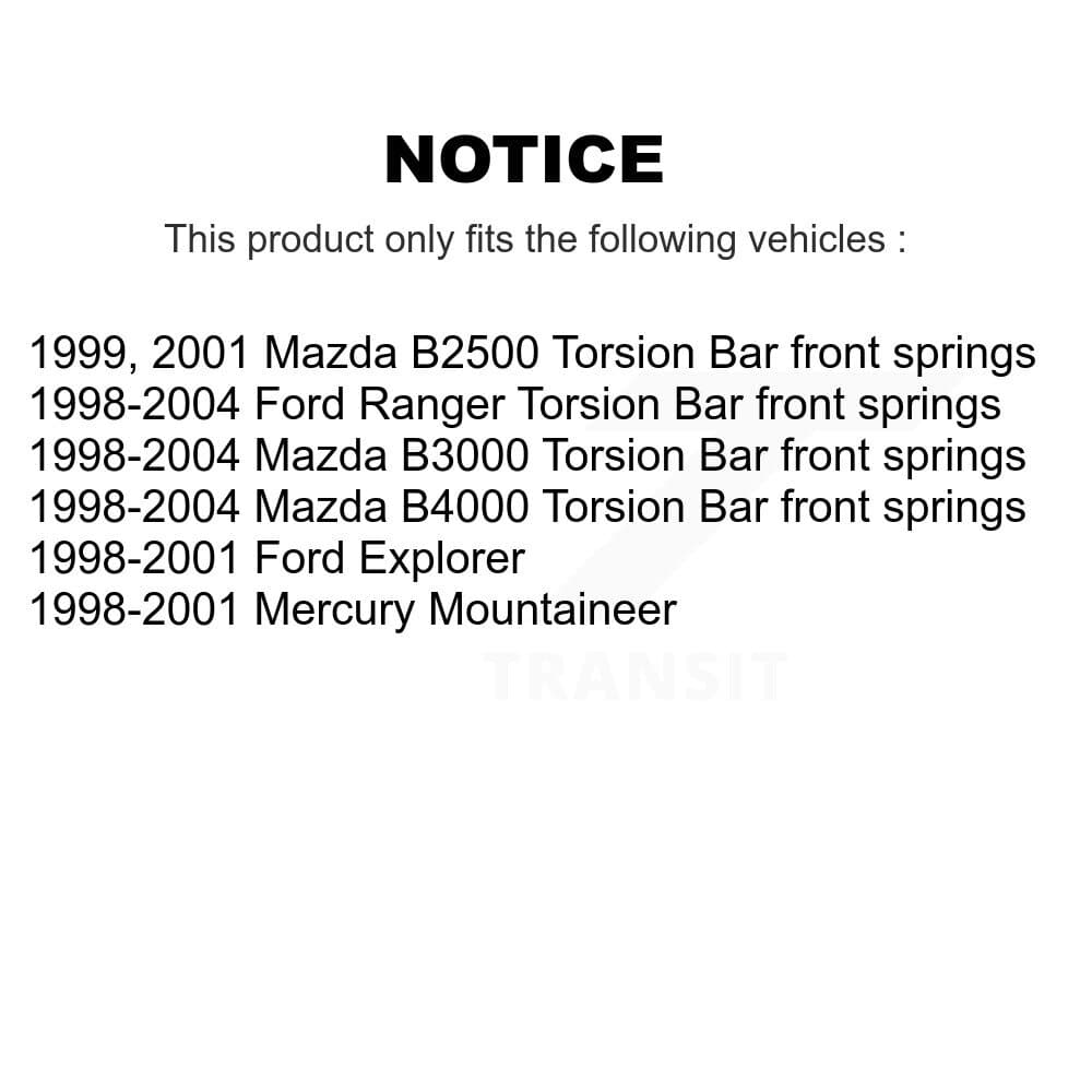 TOR - KTR-103184 - Front Suspension Control Arm and Ball Joint Assembly Kits image 2