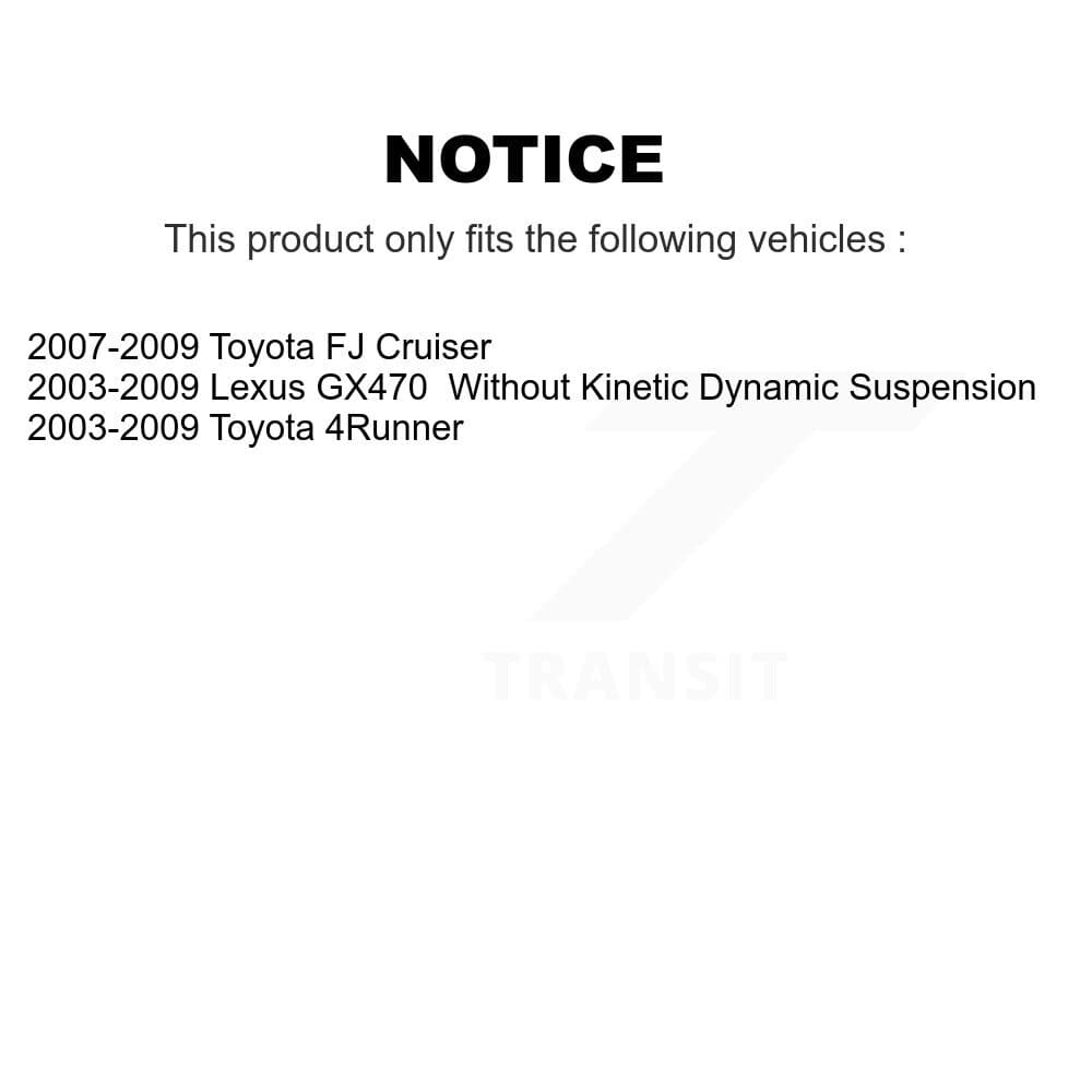 TOR - KTR-103315 - Front Suspension Control Arm and Ball Joint Assembly Kits image 2