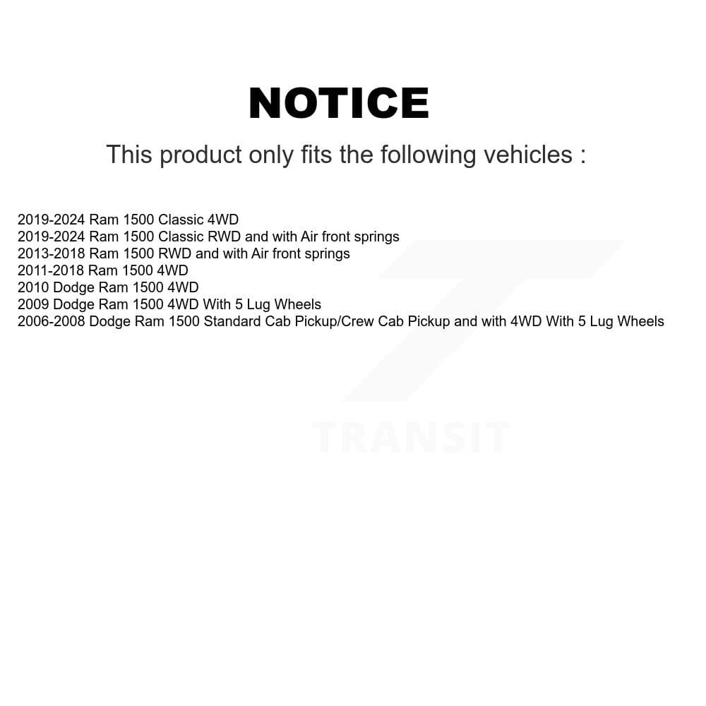TOR - KTR-103330 - Front Suspension Control Arm and Ball Joint Assembly Kits image 2
