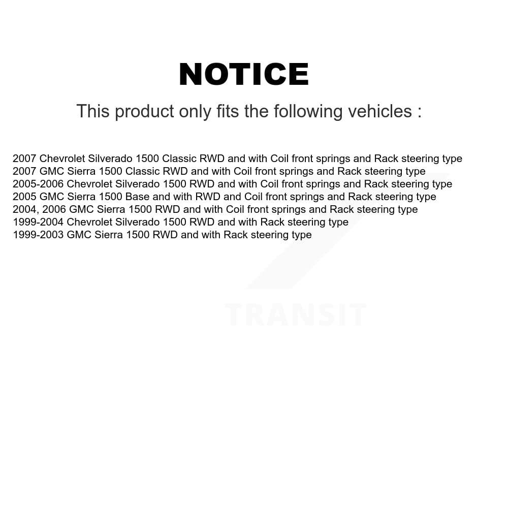 TOR - KTR-103503 - Front Suspension Control Arm and Ball Joint Assembly Kits image 2